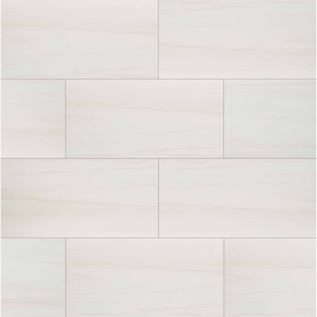 MSI Eden Dolomite 12 In X 24 In. Polished Porcelain Floor And Wall Tile, 8PK ZOR-PT-0303
